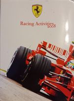 Ferrari Racing Activities 2008 Large F1 Motorsport Book
