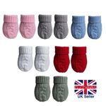 Boy Girl Warm Newborn Infant Baby Winter Gloves Knitted Baby Mittens 0-12 months
