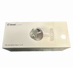 Level Lock Keyed Entry Smart Door Lock Satin Chrome HomeKit Alexa Ring