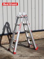 Telescopic Multi Purpose Ladder Aluminium Compact Versatile Combination Ladder