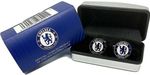 CHELSEA FC MENS SHIRT CUFFLINKS EXECUTIVE COLOUR METAL CREST BADGE GIFT