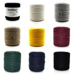 2 mm 3 mm 5 mm Natural Craft Macrame Cotton String Artisan Thread Twisted Cord