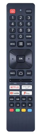 New SHW/RMC/0137N For Sharp Aquos Smart Android TV Remote Control T-C32FH2KF2AB