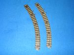 2x  Hornby Dublo   Radius Curved Power  Terminal Track – 3 Rail. Good Condition.
