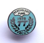 1978 ACU BENEVOLENT FUND ISLE OF MAN TT BADGE - IoM MANX T.T. RACES
