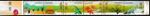 Taiwan - Farmers Calendar Summer Six Strip MNH 2000 Mi. 2591-2596