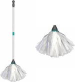 WILKO Mop Strip Hard Floors Fast-Dry Absorbent Head Replaceable Mop