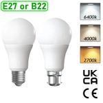LED GLS LIGHT BULBS 40w 60w 100w WARM/COOL WHITE BC/B22 ES/E27 Bayonet Daylight