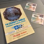 1984 CHARITY SHIELD  EVERTON v LIVERPOOL PROGRAM & 2 TICKETS FOOTBALL