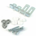 Mirror Hanging Clip Set Adjustable 4 Piece with Fixings