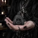 Authentic Ceramic Aztec Death Whistle Human Scream Skull Prop Gift