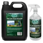 Tent and Gear Waterproofer  1L Spray + 5L Refill One Chem