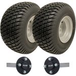 18x8.50-8 ATV Trailer Kit Wanda P332 Grass Pattern Wheels ALKO Stub Axles 750kgs