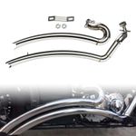 Shortshots Staggered Exhaust Pipe For Yamaha V Star 1100 XVS1100 1999-2009
