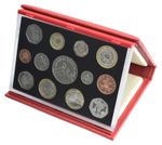 2006 ROYAL MINT UNITED KINGDOM PROOF COIN COLLECTION - RED LEATHER WITH COA