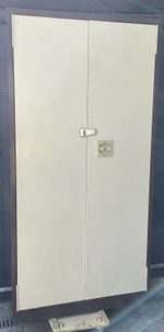 Metal tool storage cabinet for garage shed cupboard workshop