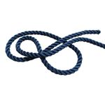 Boat Rope Polyester 3-Strand Navy Blue, Marine Rope, Mooring Rope, Sailing