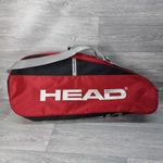 Head Tour Tennis Racket Carry Shoulder Bag Maroon/Black/Grey Multi Racket 