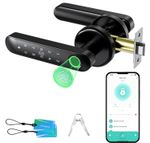 Smart Door Knob with Fingerprint Lock - 5-in-1 Keyless Entry (Fingerprint/App/C…