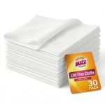 30-120 Lint Free Cloths 30x30cm White Cleaning Polishing Oil Dye Wax Car Polish
