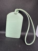 Breitling Luggage Tag Sage Green Leather Brand New