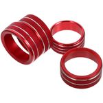  4 Pcs Air Conditioning Button Trim Car Knob Ring Decor Knobs Conditioner Covers