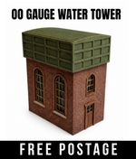 OO Gauge Water Tower 1:76 Model Railway Industrial Building Train Layout Scenery