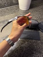 Oakley Radar EV Path Cycling Sunglasses silver Shield Mirrored Red UV400 Case