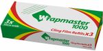Wrapmaster 1000/3000/4500 Cling Film Refill - Pack of 3 Food Wrap Catering Rolls