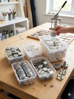 Huge Enterprise Products Badge Maker Bundle | 1000+ Components & Dies | Arts & C