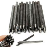 20x Steel Punches Flower Punch Stamp Jewelry Jewelers Metal Stamping Tool DIY KF