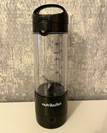 Nutribullet Portable Blender Battery Powered Black 400ml Flip-and-Sip Lid