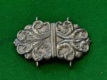 Antique Silver Nurses Belt Buckle