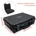 1Pc Universal Portable Plastic Tool Box with Foam Insert Waterproof & Shockproof