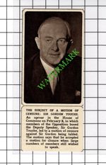 Sir Gordon Touche  - 1961 SMALL Cutting