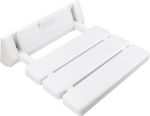 BOOMSTART Folding Shower Seat - Wall Mounted, Foldable for Shower, Supports up t