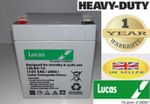 10 X Lucas 12V 5AH (Replace 4AH 4.5AH) AGM/GEL Rechargeable Deep Cycle Battery