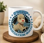 Sweep Appreciation Society Mug Cute Dog Coffee Cup Gift 11oz Ceramic