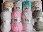 Baby print Wool - Woolcraft - DK Double Knitting Crochet Yarn 100g - 16 colours