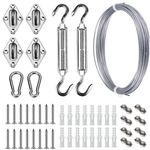Sun Shade Hardware Kit for Rectangle and Square 12ft x 12ft, Silver