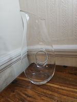 Clear Pitcher Decanter Doughnut Hole 12" - 30 Cm