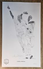 Curtley Ambrose hand signed Print