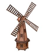 Windmill Garden Patio New Handmade 87inch-223cm Led Outdoor Family Gift Wooden