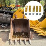 5 Sets Bucket Teeth Replacement For 23 230 Series Skid Steer Loaders And Exc NEW