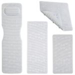 Croydex Non Slip Bath Mat Comfortable Cushioned Design Long & Shower - Teviot