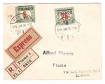1919 River - Recommended with overprinted FRANCO 45 c. on 6 f. variety