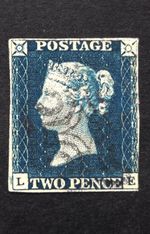 Queen Victoria GB 2d Blue SG.4 Used MX 3/4 Margins Magnificent Colour Quality VF