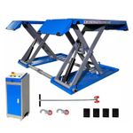 110V Rise Scissor Lift 7700lbs pneumatic Release Auto Lift Car Lift