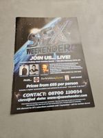 TPEEP285 MAGAZINE ADVERT 11X8" SFX WEEKENDER 2010 -  JOHN BARROWMAN