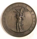 1891 San Sebastiano Bernardino Checcucci Original Bronze Medal Italy
